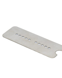Baseplate P90 format Soapbar - 6 Cordes - 50mm - Nickel